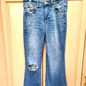 American Eagle Super Hi-rise  Flare 6 Reg